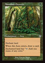 Matte Finish Innistrad Remastered Abundant Growth ( #406 )