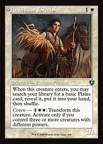 Matte Finish Innistrad Remastered Ambitious Farmhand // Seasoned Cathar ( #448 )