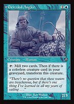 Matte Finish Innistrad Remastered Grizzled Angler // Grisly Anglerfish ( #458 )
