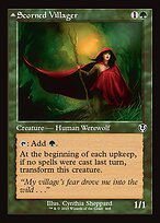 Matte Finish Innistrad Remastered Scorned Villager // Moonscarred Werewolf ( #468 )