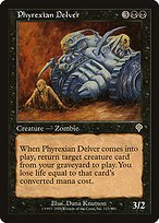 Glossy Finish Invasion Phyrexian Delver ( #115 )