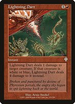 Glossy Finish Invasion Lightning Dart ( #152 )