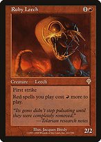 Glossy Finish Invasion Ruby Leech ( #161 )