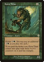 Glossy Finish Invasion Kavu Titan ( #194 )