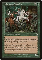 Glossy Finish Invasion Llanowar Cavalry ( #195 )