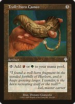 Glossy Finish Invasion Troll-Horn Cameo ( #316 )