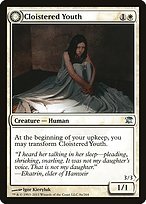 Glossy Finish Innistrad Cloistered Youth // Unholy Fiend ( #8 )