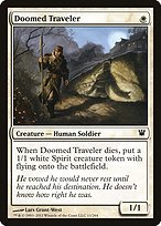 Glossy Finish Innistrad Doomed Traveler ( #11 )