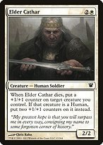 Glossy Finish Innistrad Elder Cathar ( #12 )
