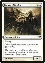 Glossy Finish Innistrad Gallows Warden ( #16 )