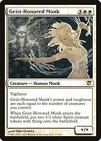 Glossy Finish Innistrad Geist-Honored Monk ( #17 )