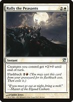 Glossy Finish Innistrad Rally the Peasants ( #28 )