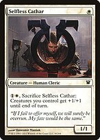 Glossy Finish Innistrad Selfless Cathar ( #30 )