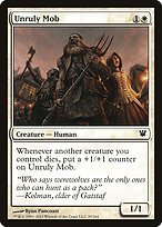 Glossy Finish Innistrad Unruly Mob ( #39 )