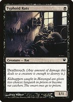 Glossy Finish Innistrad Typhoid Rats ( #120 )