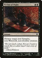 Glossy Finish Innistrad Victim of Night ( #124 )