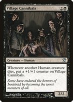 Glossy Finish Innistrad Village Cannibals ( #125 )