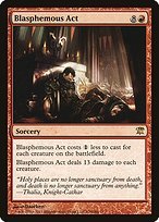 Glossy Finish Innistrad Blasphemous Act ( #130 )