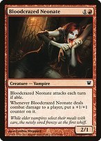 Glossy Finish Innistrad Bloodcrazed Neonate ( #131 )