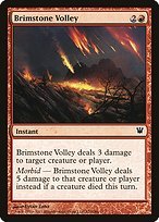 Glossy Finish Innistrad Brimstone Volley ( #132 )
