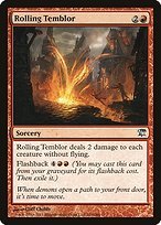 Glossy Finish Innistrad Rolling Temblor ( #161 )