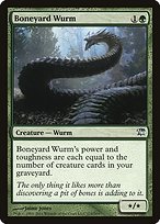 Glossy Finish Innistrad Boneyard Wurm ( #171 )
