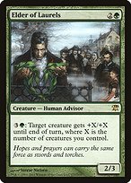 Glossy Finish Innistrad Elder of Laurels ( #177 )