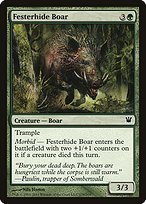 Glossy Finish Innistrad Festerhide Boar ( #179 )