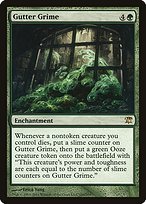 Glossy Finish Innistrad Gutter Grime ( #186 )