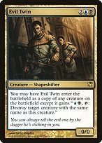 Glossy Finish Innistrad Evil Twin ( #212 )