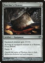 Glossy Finish Innistrad Butcher's Cleaver ( #217 )