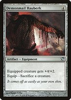 Glossy Finish Innistrad Demonmail Hauberk ( #221 )