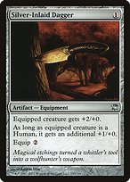 Glossy Finish Innistrad Silver-Inlaid Dagger ( #233 )