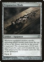 Glossy Finish Innistrad Trepanation Blade ( #235 )