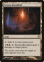 Glossy Finish Innistrad Stensia Bloodhall ( #247 )