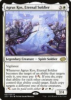 Glossy Finish Jumpstart 2022 Agrus Kos, Eternal Soldier ( #1 )