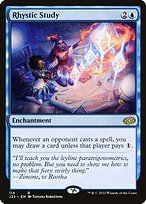 Glossy Finish Jumpstart 2022 Rhystic Study ( #114 )