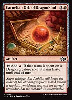 Matte Finish Foundations Jumpstart Carnelian Orb of Dragonkind ( #131 )