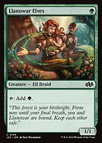 Matte Finish Foundations Jumpstart Llanowar Elves ( #149 )