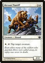 Matte Finish Journey into Nyx Akroan Mastiff ( #3 )