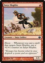 Matte Finish Journey into Nyx Satyr Hoplite ( #110 )