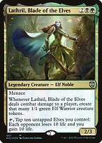 Glossy Finish Kaldheim Commander Lathril, Blade of the Elves ( #1 )
