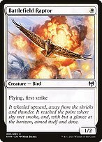 Glossy Finish Kaldheim Battlefield Raptor ( #3 )