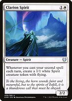 Glossy Finish Kaldheim Clarion Spirit ( #6 )