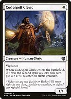 Glossy Finish Kaldheim Codespell Cleric ( #7 )