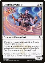Glossy Finish Kaldheim Doomskar Oracle ( #10 )