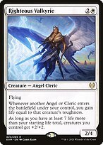Glossy Finish Kaldheim Righteous Valkyrie ( #24 )