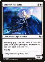 Glossy Finish Kaldheim Stalwart Valkyrie ( #31 )