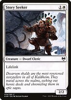 Glossy Finish Kaldheim Story Seeker ( #34 )