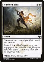 Glossy Finish Kaldheim Warhorn Blast ( #38 )